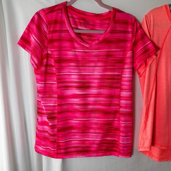 Xersion & Made For Life Women’s Workout Tops Bundle Size L Pink & Coral - Picture 3 of 11